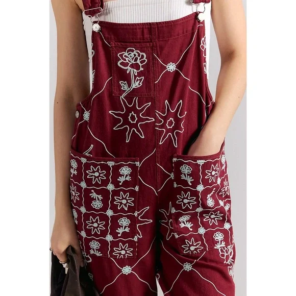 Free People / We The Free Rising Sun Overalls